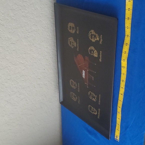 VTG. COUROC OF MONTEREY INLAID SERVING TRAY SYMPHONY COMPOSERS GRAND PIA… - Picture 4 of 12